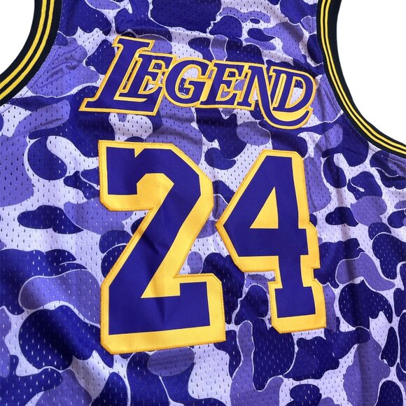 Retro Drip City of Angels Legend #24 Mamba Groove Mentality Basketball Jersey - Picture 4 of 4